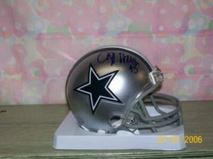 CLIFF HARRIS SIGNED DALLAS COWBOYS MINI HELMET ROH04 HOF 2020 - Picture 1 of 1