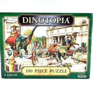 Dinotopia Dinosaur Parade Jigsaw Puzzle 100 Pieces Tree Toys Series 1 Complete - Picture 1 of 12