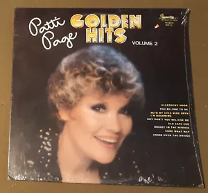 Patti Page Golden Hits Volume 2 by Plantation Records 33rpm VINYL LP shrinkwrap - Picture 1 of 2