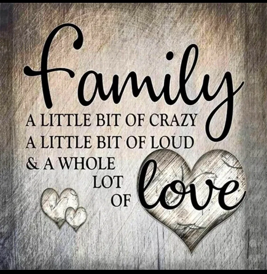 Kit de pintura de diamante familiar (12 pol x 12 pol) - Imagem 1 de 4