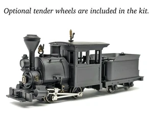 HOn30/HOe/HOn2-1/2 TMW 0-4-0 H.K. Porter Steam Locomotive w/Tender Kit Fluted - Picture 1 of 24
