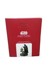 2020 Hallmark Keepsake Magic Sound Star Wars  A Lack of Faith  Ornament QXI6064