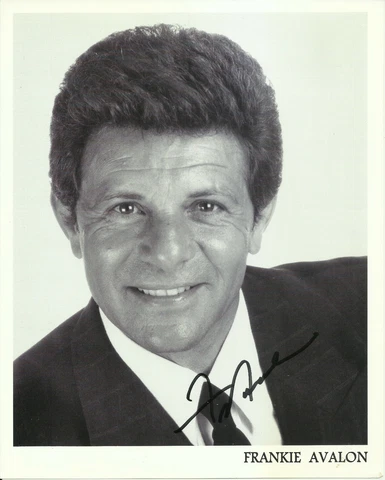 Frankie Avalon - Original Autograph 8x10 Signed Photo Cover