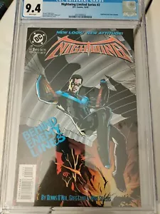 🗝️Nightwing #2 CGC 9.4 1995 1st Solo Limited Series, 1st New Costume! - Picture 1 of 5