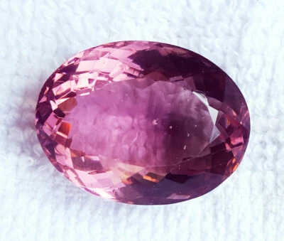 Smoky Quartz Oval Shape Loose Gemstone 49.50 Ct Certified With Free Gift - Image 1 of 4