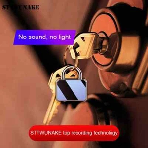 Mini voice activated recorder hidden necklace recording listening spy device - Imagen 1 de 11