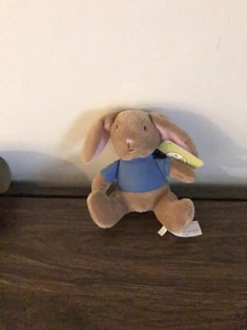 Tierabenteuer Ostern Plüsch Miniatur super weicher Hase braun blau - Bild 1 von 1