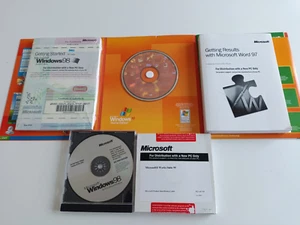 Collection of Vintage Microsoft Software CD ROM'S & Books Windows 97 98 99 - Photo 1/1