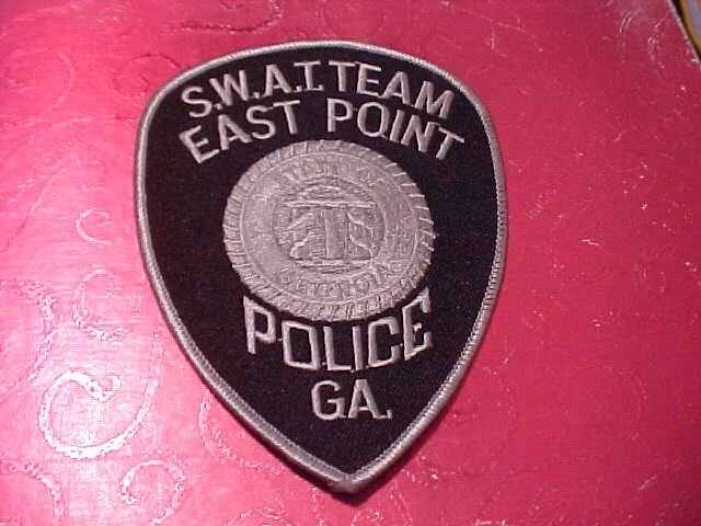 EAST POINT GEORGIA S.W.A.T. PARCHE POLICÍA HOMBRO TALLA SIN USAR NO ES INSIGNIA Foto 1 de 1
