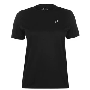 Asics Size Small (UK 10) Black Katakana T-Shirt Running Top, Gym, Fitness, Yoga - Picture 1 of 5