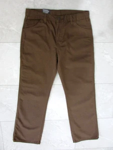Pantaloni utility uomo tela Dickies taglia 30x30 (33,5"x 30") marrone flex abbigliamento da lavoro nuovi con etichette - Foto 1 di 7