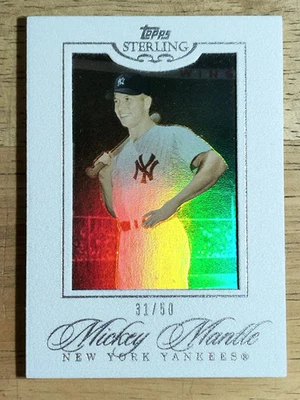 2006 Topps Sterling Framed White #23 Mickey Mantle - Image 1 of 2