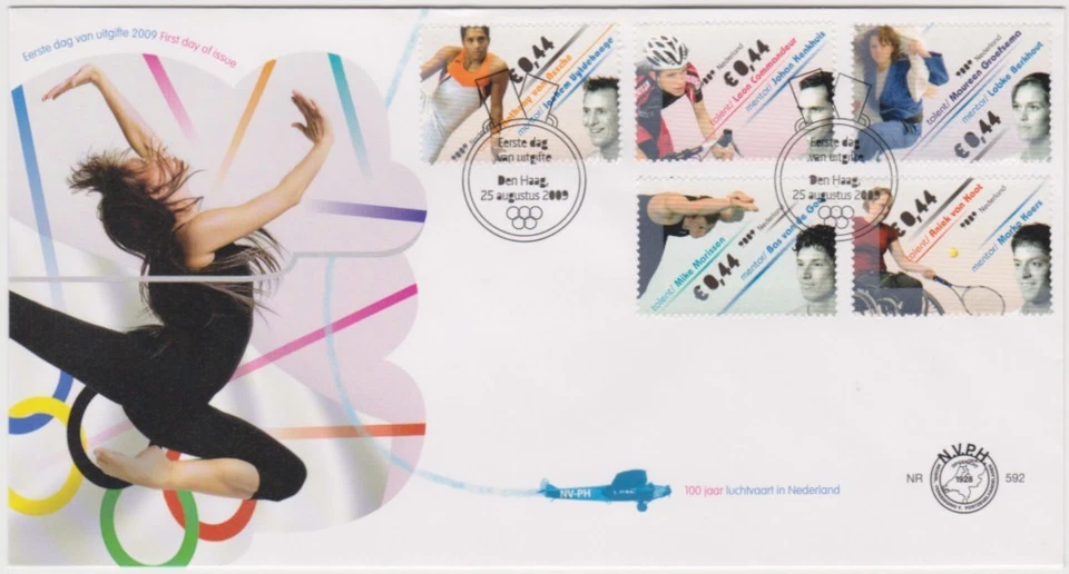 Netherlands FDC 2009  Sport Stamps, mint - Image 1 of 1