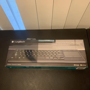 Logitech Media K830 Illuminated Wireless Keyboard w/ Trackpad In Box - Picture 1 of 10