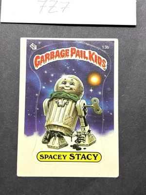 1985 Garbage Pail Kids SPACEY STACY  -Series 1, Matte Card #13b - Image 1 of 4