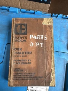 CAT Caterpillar D8K MANUAL DE PIEZAS LIBRO CATÁLOGO TRACTOR 77V5006 y más - Imagen 1 de 11