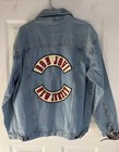 Vintage Bon Jovi New Jersey Jean Jacket With Custom Patches Concert