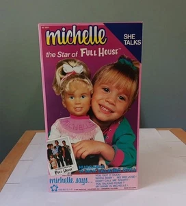New 90s Michelle 14" Huggable Talking Doll Sealed Toy 1990 Vintage Full House - Picture 1 of 14