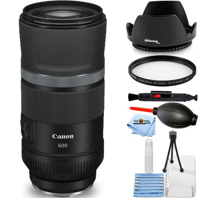 Canon RF 600mm f/11 IS STM Lens 3986C002 - Essential UV Filter Bundle - Image 1 of 4