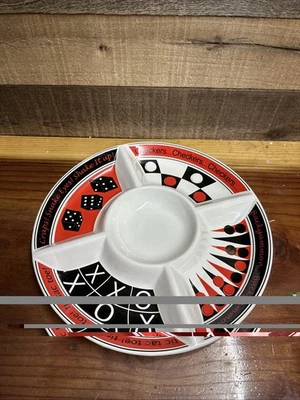 Plato I Godinger Porcelana Chip and Dip Juego Noche Temática Foto 1 de 4