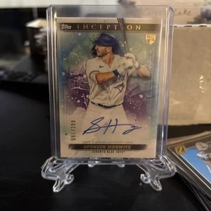 2024 Topps Inception Spencer Horwitz Rookie Auto 061/299 #BRES-SH Blue Jays - Picture 1 of 6