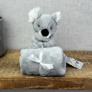Jellycat Benji Koala Schnuller Kuscheldecke - Grau Koala Baby Sicherheitsdecke - Bild 1 von 7