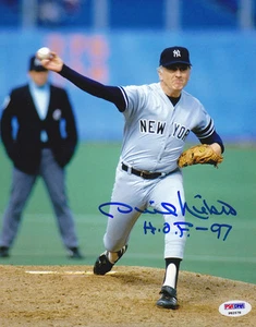 Phil Niekro SIGNED 8x10 Photo + HOF 97 New York Yankees PSA/DNA AUTOGRAPHED - Picture 1 of 1