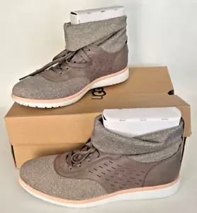 Stivali sneaker UGG AUSTRALIA 1017012 Islay grigio stringati donna taglia 11 nuovi con scatola - Foto 1 di 6