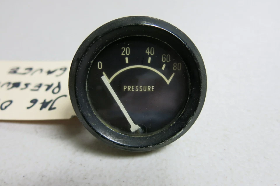 Jaguar XKE Oil Pressure Gauge (#1) - Image 1 of 4