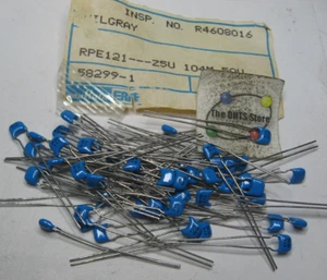 Condensador Cerámico muRata .1uF 20% 50V Z5U Radial - Nuevo de Lote Antiguo Cantidad 50 - Imagen 1 de 2