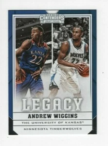 Panini Contenders 2017 selecciones de draft Legacy Andrew Wiggins Timberwolves #1 - Imagen 1 de 6