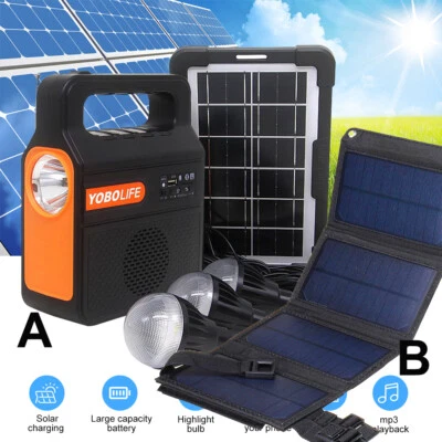 Solarpanel Solarmodul Solar Powerbank Ladegerät Station Generator Notstromver DE - Bild 1 von 4