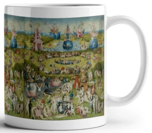 Taza de café El jardín de las delicias arte Jerónimo regalo de Navidad 2024 - Imagen 1 de 3