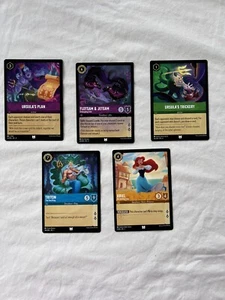 Lorcana 5 Karten Lot #5: Kleine Meerjungfrau Uncommon Ursula’s Plan Triton Arielle Aale - Bild 1 von 1