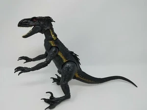 Jurassic World Indoraptor Raptor Figure  Jurrasic Park 15” Black Posable - Picture 1 of 8