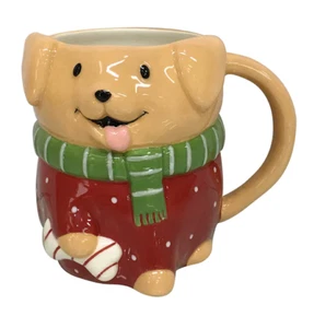 St. Nicholas Square 3D Holiday Dog Mug 16-oz Dishwasher & Microwave Safe  - Picture 1 of 4