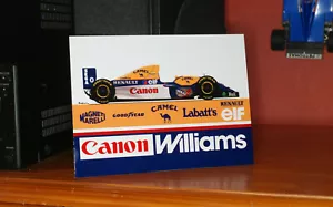 Damon Hill Williams FW15C F1 Insegna in metallo arte da parete per capannone garage - Scuderia GP - Foto 1 di 1