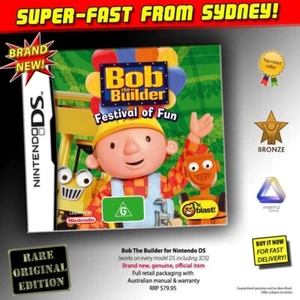 Bob The Builder game (NEW) for Nintendo DS NDS 2DS 3DS XL kids toys fun book dvd - Picture 1 of 1