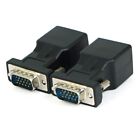 2 Pack VGA Extender Male to RJ45 CAT5 CAT6 20M Cable Adapter COM Port to LA H1B9