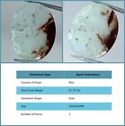 Cabochon ovale pierre précieuse naturelle péruvienne calcédoine aquatique lâche