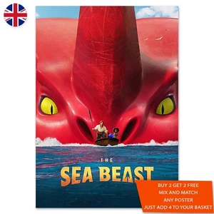 The Sea Beast Movie Poster Print A5 A4 A3 A2 A1 Maxi Art - 2120 - Picture 1 of 2