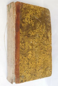 French Bible 1835 Sainte Bible et commentaires de Menochius tome 7-8 in one book - Picture 1 of 11