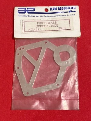 NEW IN PACKAGE TEAM ASSOCIATED 4321 FIBERGLASS UPPER BRACE RC12L - Image 1 of 4