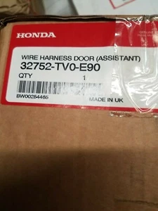 GENUINE NEW HONDA CIVIC 14 on TOURER LEFT FRONT DOOR WIRING HARNESS 32752TV0E90 - Picture 1 of 1