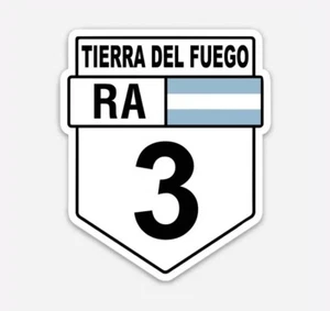 Argentina Ruta 3 Car Decal Sticker Tierra Del Fuego Highway 3” Ruta 40 - Bild 1 von 5