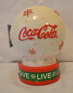 Globo de cerámica con bisagras My Coke Rewards Holiday 2007 Give Live Love Coca Cola - Imagen 1 de 6