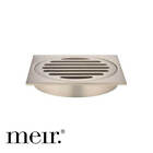 Meir Mp06100 Square Brass Shower Centre Waste 100Mm Outlet - Champagne