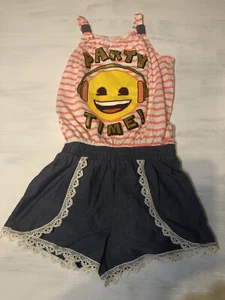 Emoji Girls Jumper Size 7/8 - Picture 1 of 4