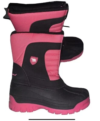 Botas de nieve Pink Arctic Shield para mujer talla 5 retención de calor Foto 1 de 4