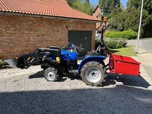 Solis 20 Traktor AWD, Servo, mit Frontlader und Transportwanne, nur 32h Betrieb - Bild 1 von 16